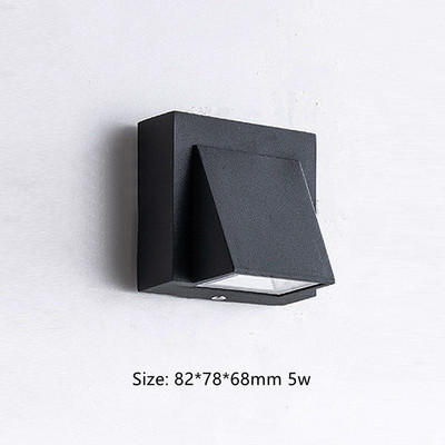 Kültéri fali lámpa Otthoni fali dekoráció tornácon Kerti lámpák alumínium 85-265V RoHS CE IP65