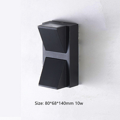 Kültéri fali lámpa Otthoni fali dekoráció tornácon Kerti lámpák alumínium 85-265V RoHS CE IP65