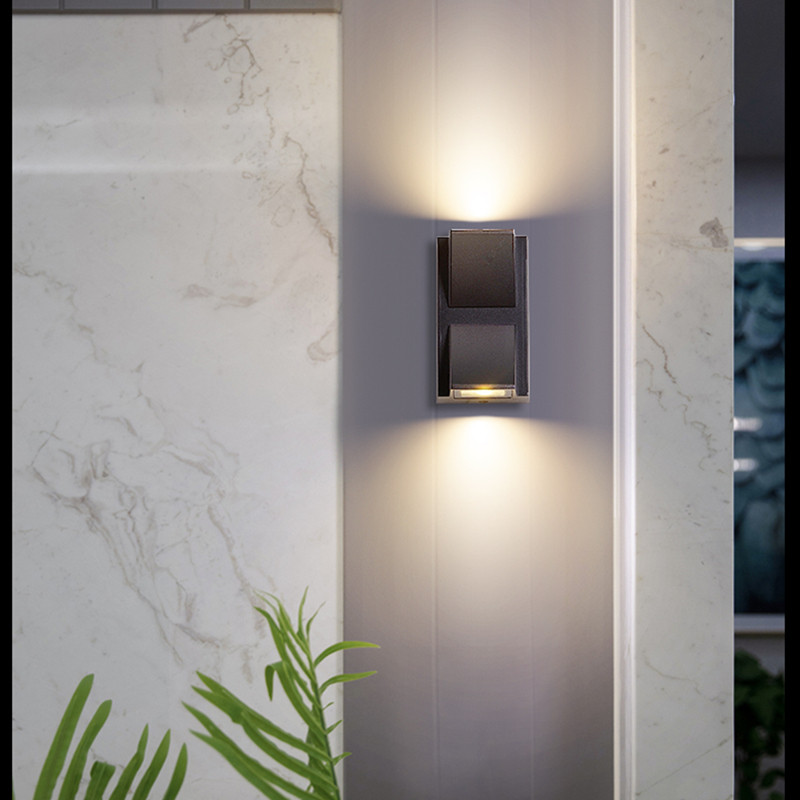 Kültéri fali lámpa Otthoni fali dekoráció tornácon Kerti lámpák alumínium 85-265V RoHS CE IP65