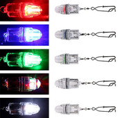 Dziļās zemūdens makšķerēšanas gaismas ēsmas pievilināšana kalmāru ūdens iedarbināta dizaina zivju pievilkšanas lampa LED daudzpusīgas gaismas mirgojošas/pastāvīgas