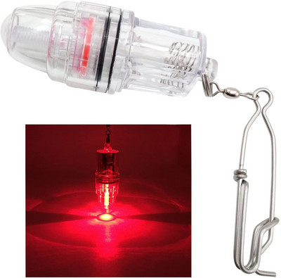 Dziļās zemūdens makšķerēšanas gaismas ēsmas pievilināšana kalmāru ūdens iedarbināta dizaina zivju pievilkšanas lampa LED daudzpusīgas gaismas mirgojošas/pastāvīgas