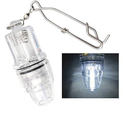 Dziļās zemūdens makšķerēšanas gaismas ēsmas pievilināšana kalmāru ūdens iedarbināta dizaina zivju pievilkšanas lampa LED daudzpusīgas gaismas mirgojošas/pastāvīgas