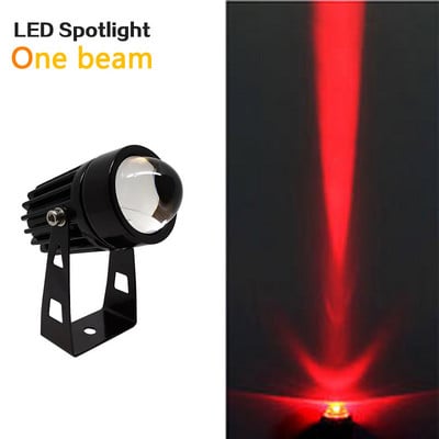 Reflector cu fascicul colorat cu LED, în aer liber, roșu, verde, albastru, lumina de perete cu fascicul RGB, telecomandă impermeabilă IP66 pentru iluminarea exterioară a peisajului