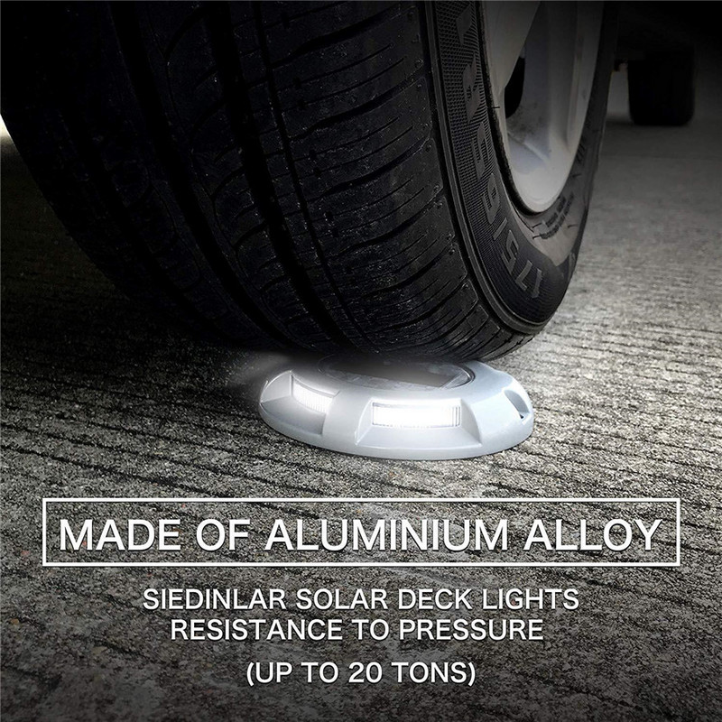 „Thrisdar“ saulės antžeminė lempa, įkastas apšvietimas IP65 sodo grindų denio šviesa važiuojamosios dalies terasa kelio žymekliai laiptų tako šviesa