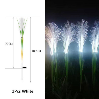 Kerti napelemes Reed Lights kültéri szálas fény vízálló kerti lámpa szimulációs táj lámpák otthoni terasz dekorációhoz