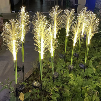 Garden Solar Reed Lights Outdoor Fiber Light Αδιάβροχο Φωτιστικό Κήπου Προσομοίωσης Φωτιστικά τοπίου για Διακόσμηση Αίθριου σπιτιού