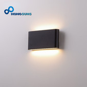 LED lauko sieniniai šviestuvai 6W/12W vandeniui atsparūs aliumininiai sieniniai šviestuvai prieangio sodo koridoriaus sieninė lemputė vidaus sieninis šviestuvas