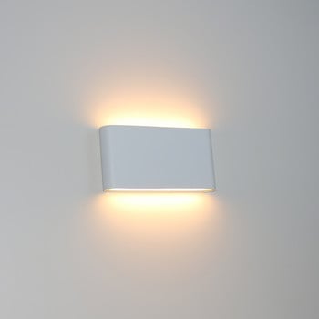 Φωτιστικά τοίχου εξωτερικού χώρου LED 6W/12W Αδιάβροχα φωτιστικά τοίχου αλουμινίου Βεράντα Κήπος Διάδρομος Απλίκα τοίχου Εσωτερικό Φωτιστικό τοίχου