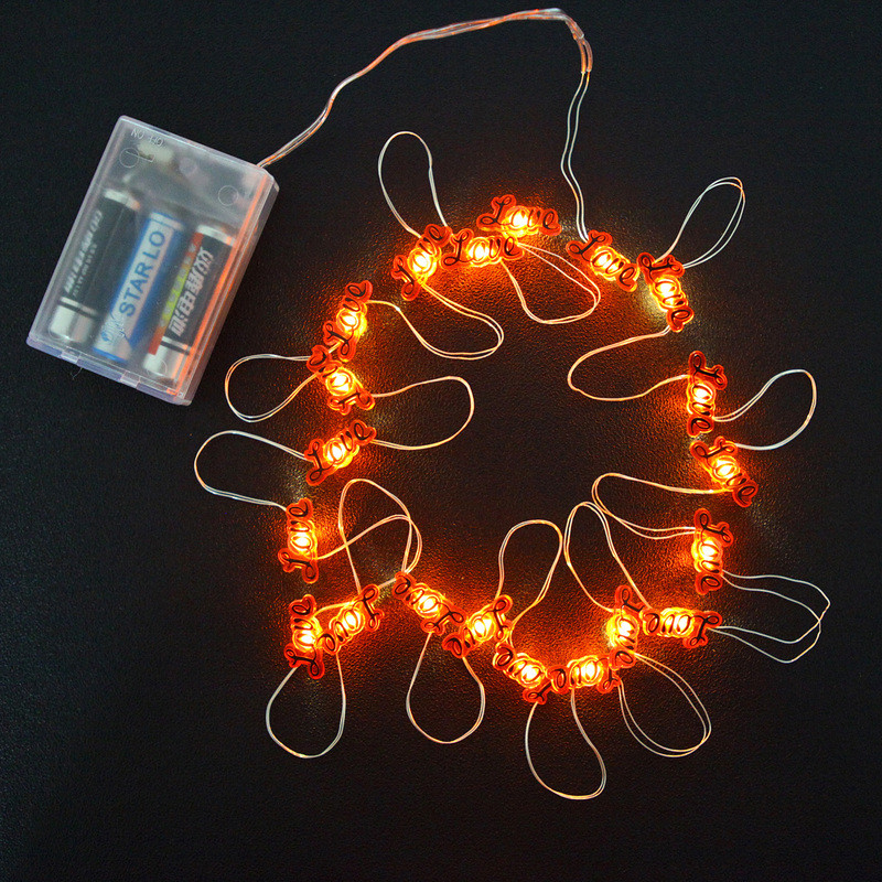 20 LED 2 m styginių lemputė flamingo ananasų žvaigždės arbūzo formos LED lempa, skirta Havajų vestuvių gimtadienio vakarėliui vaikų kambario dekoravimui