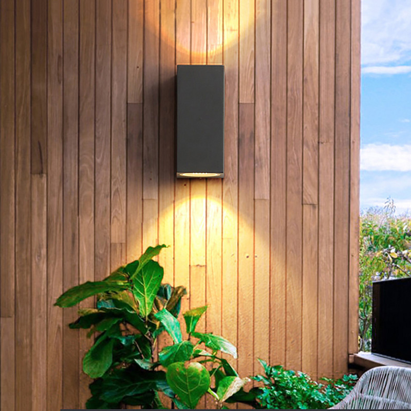 Vanjske vodootporne zidne svjetiljke Unutarnje gornje i donje zidno svjetlo Vrt Veranda Terasa Zidna rasvjeta Hodnik Balkon Zidni svijećnjak AU87