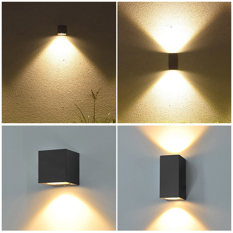 Vanjske vodootporne zidne svjetiljke Unutarnje gornje i donje zidno svjetlo Vrt Veranda Terasa Zidna rasvjeta Hodnik Balkon Zidni svijećnjak AU87