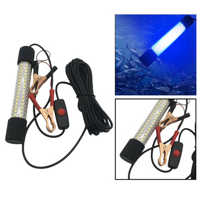 12V žvejybos lemputė 126 2835SMD LED povandeninė povandeninė žvejybos lemputė IP68 masalų ieškiklio lemputė pritraukia krevečių kalmarų krilių šviesą