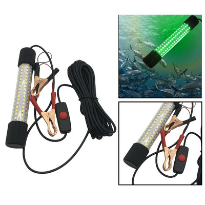 12V žvejybos lemputė 126 2835SMD LED povandeninė povandeninė žvejybos lemputė IP68 masalų ieškiklio lemputė pritraukia krevečių kalmarų krilių šviesą