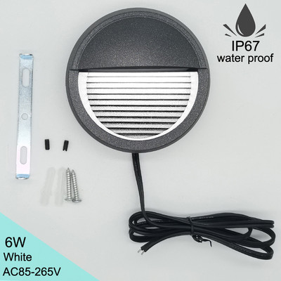 Kültéri LED fali lámpa alumínium 220V 12V IP67 vízálló fali lámpa kerti verandához lépcsők lépcsők tájvilágítás dekor lámpa