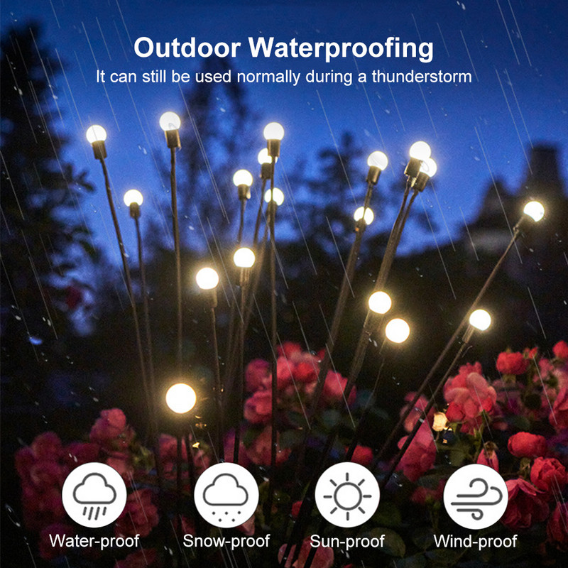 Saules āra gaisma LED ugunskura lampa Dārza dekorēšana Ūdensizturīgs dārzs Māja Zāliens Uguņošana Gaismas grīda Jaunais gads Ziemassvētki