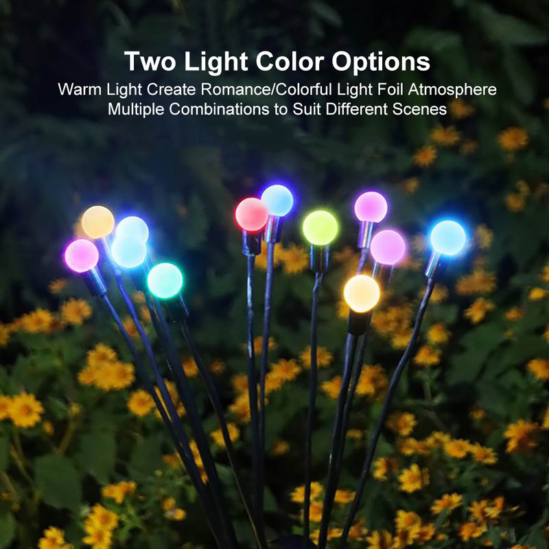 Saules āra gaisma LED ugunskura lampa Dārza dekorēšana Ūdensizturīgs dārzs Māja Zāliens Uguņošana Gaismas grīda Jaunais gads Ziemassvētki