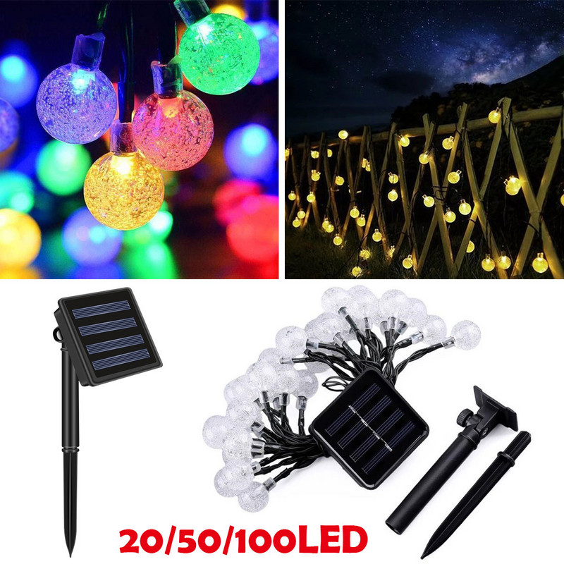 LED solarna svjetiljka za vanjske vijence ulične žarulje kao božićna ukrasna lampa za vrtnu unutarnju blagdansku rasvjetu