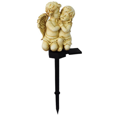 Egyedi kerti napelemes baba angyal lámpák kültéri napelemes lámpák kültéri ösvényen Led lámpák tájképi teraszhoz, gyep udvarhoz