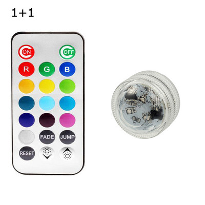 IP68 Αδιάβροχο πολύχρωμο υποβρύχιο υποβρύχιο φωτιστικό LED με μπαταρία Φωτιστικό νύχτας πισίνας Διακοσμητικό φωτιστικό κήπου γάμου