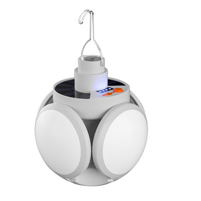 500LM pārnēsājama saules kempinga spuldze 45LED lampa uzlādējama tālvadības LED telts laternas piekārta lampa iekšpagalma dārzam