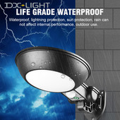 Solarna ulična svjetla Vanjsko vrtno svjetlo Solarna svjetiljka Vodootporna sigurnosna rasvjeta senzora pokreta za vrtnu terasu Staza u dvorištu