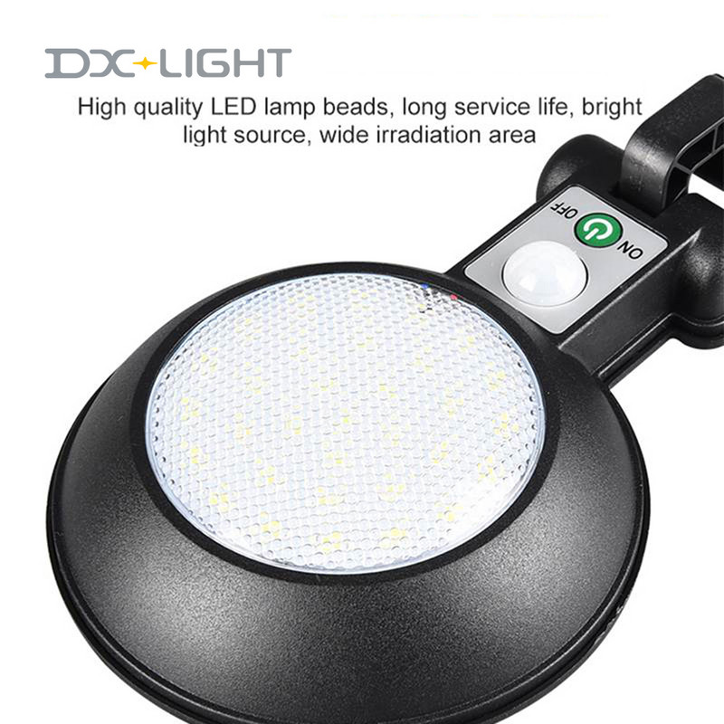 Solarna ulična svjetla Vanjsko vrtno svjetlo Solarna svjetiljka Vodootporna sigurnosna rasvjeta senzora pokreta za vrtnu terasu Staza u dvorištu