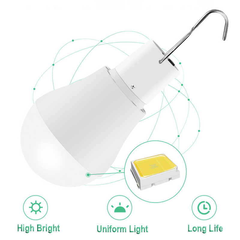 Āra saules gaismas spuldze pārnēsājama telts Led kempinga gaisma ar saules paneļa enerģijas taupīšanas avārijas lampu pārgājienu dārzam