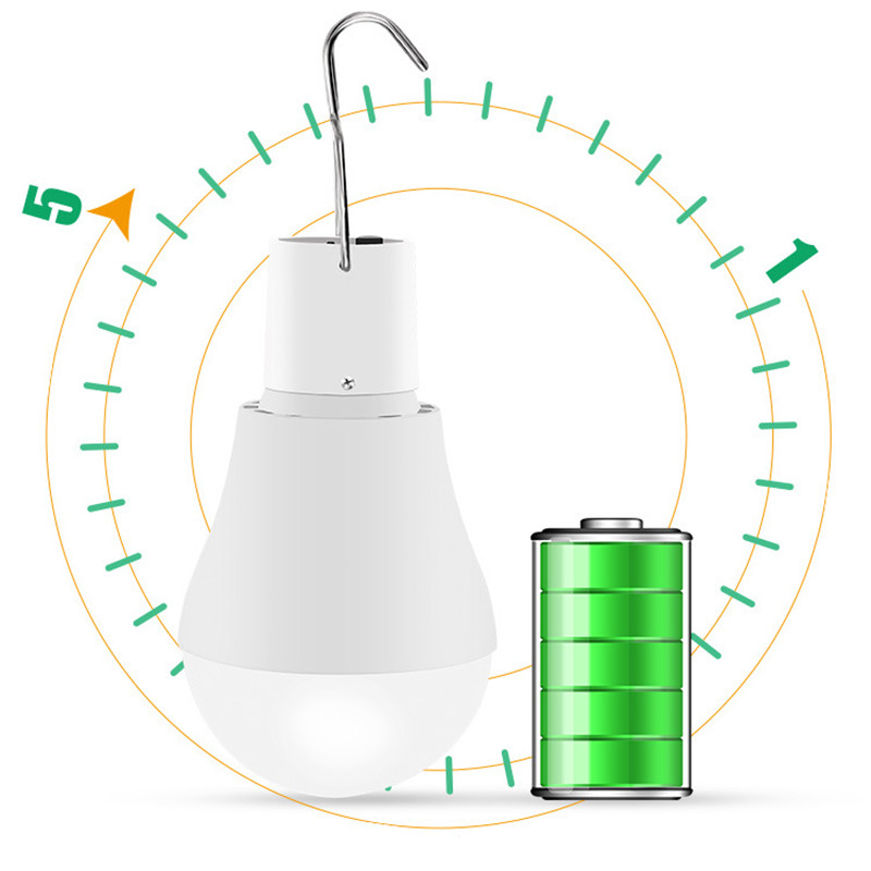 Āra saules gaismas spuldze pārnēsājama telts Led kempinga gaisma ar saules paneļa enerģijas taupīšanas avārijas lampu pārgājienu dārzam