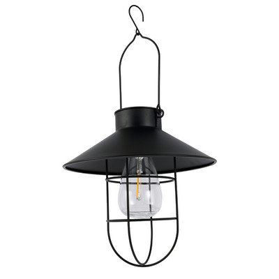 Saules lampa āra dārza apgaismojumam Vintage saules laternas dzelzs piekarināmā lampa Saules iekarināmā gaisma ūdensnecaurlaidīga sienas lampa dārza dekors