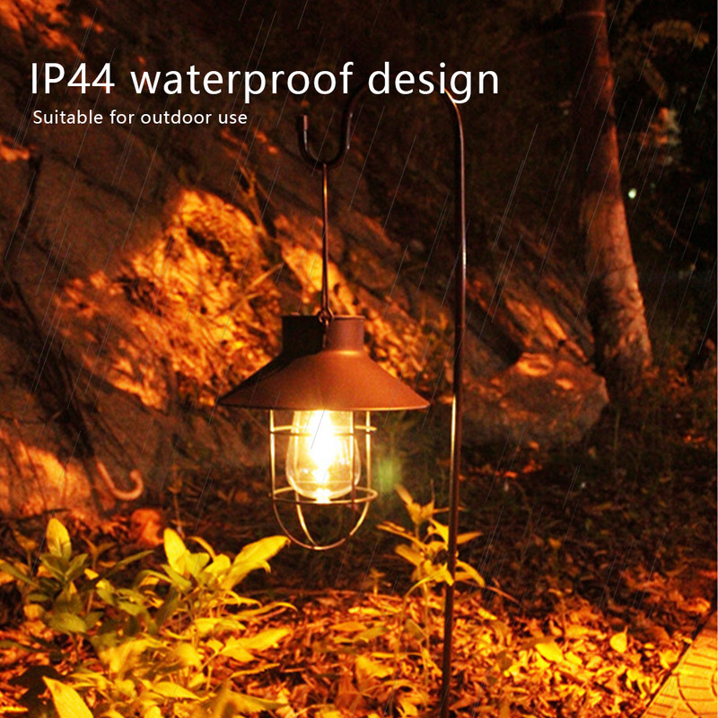 Saules lampa āra dārza apgaismojumam Vintage saules laternas dzelzs piekarināmā lampa Saules iekarināmā gaisma ūdensnecaurlaidīga sienas lampa dārza dekors