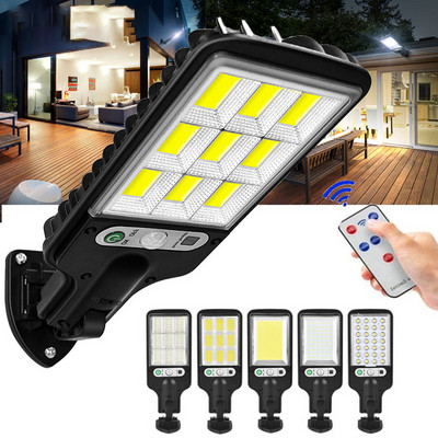 Āra saules gaismas LED sienas lampa ūdensizturīga IP65 ar kustības sensoru mājas iekšpagalma celiņam pagalma baseina dārza apgaismojuma ielu apgaismojumam