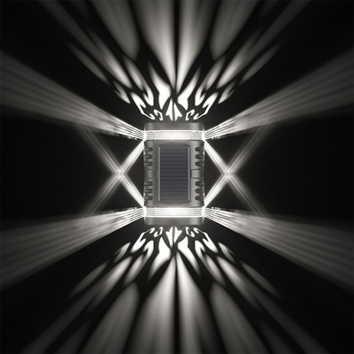 Saules LED gaismas āra sienas lampa Ūdensnecaurlaidīga saules paneļa dārza dekoru gaisma balkona pagalma ainavai ielas dārza gaisma