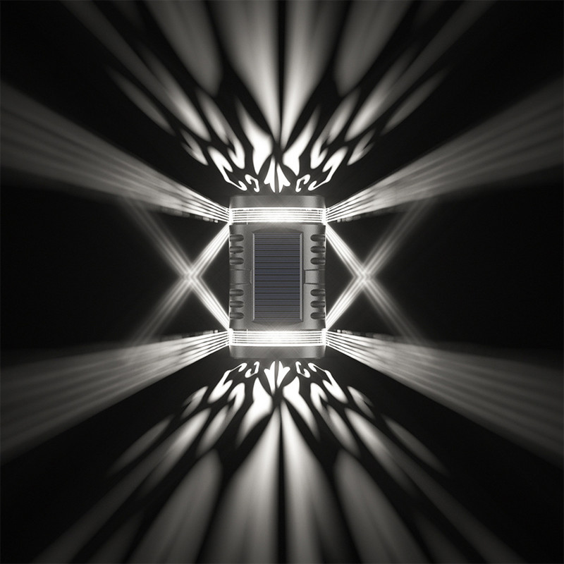 Saules LED gaismas āra sienas lampa Ūdensnecaurlaidīga saules paneļa dārza dekoru gaisma balkona pagalma ainavai ielas dārza gaisma