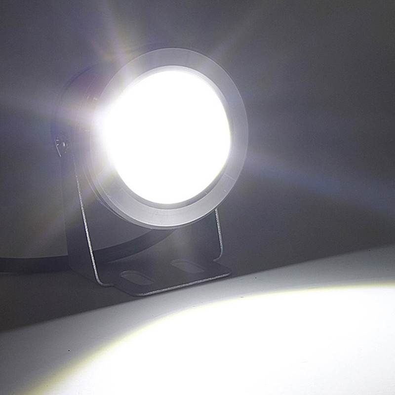 10 W LED baseina gaisma zemūdens ūdensizturīga IP68 ainavas lampa silta/auksti balta maiņstrāvas/līdzstrāvas 12 V dīķa gaismas strūklakas gaisma
