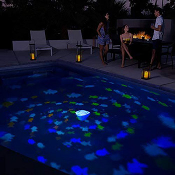 Плаващи светлини за басейн 4 цвята 5 режима Светещи гореща вана Декоративни подводни светлини Аксесоари за плувен басейн