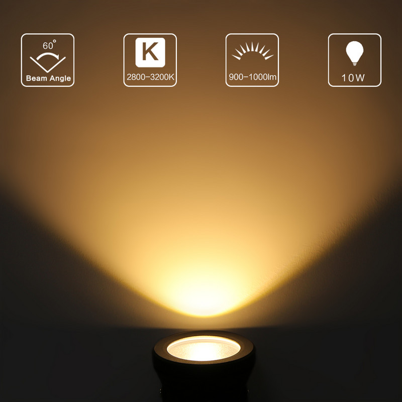 Ūdensizturīgs IP65 LED zemūdens prožektors peldbaseinu strūklakām dīķa ūdens dārza akvārijam 900 ~ 1000 LM 180 grādu virziens