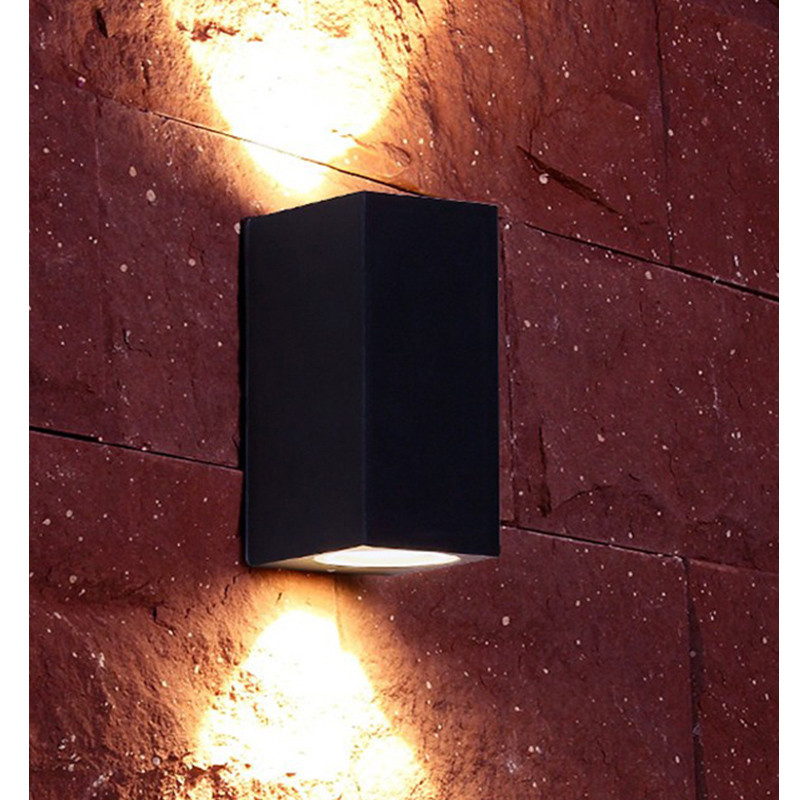 Vízálló beltéri kültéri Led fali lámpák 3W/6W LED alumínium fali lámpa Kerti lámpák Modern fali lámpák tornácos lámpafal