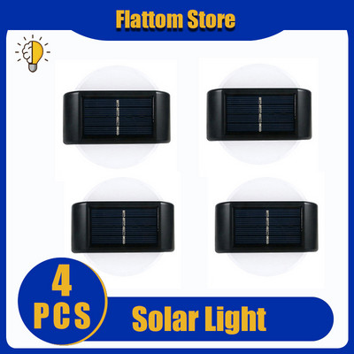 Lampă solară de perete în aer liber impermeabilă curte peisaj lampă decorativă grădină balcon atmosferă lampă de spălat