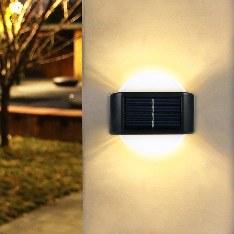 Lampă solară de perete în aer liber impermeabilă curte peisaj lampă decorativă grădină balcon atmosferă lampă de spălat
