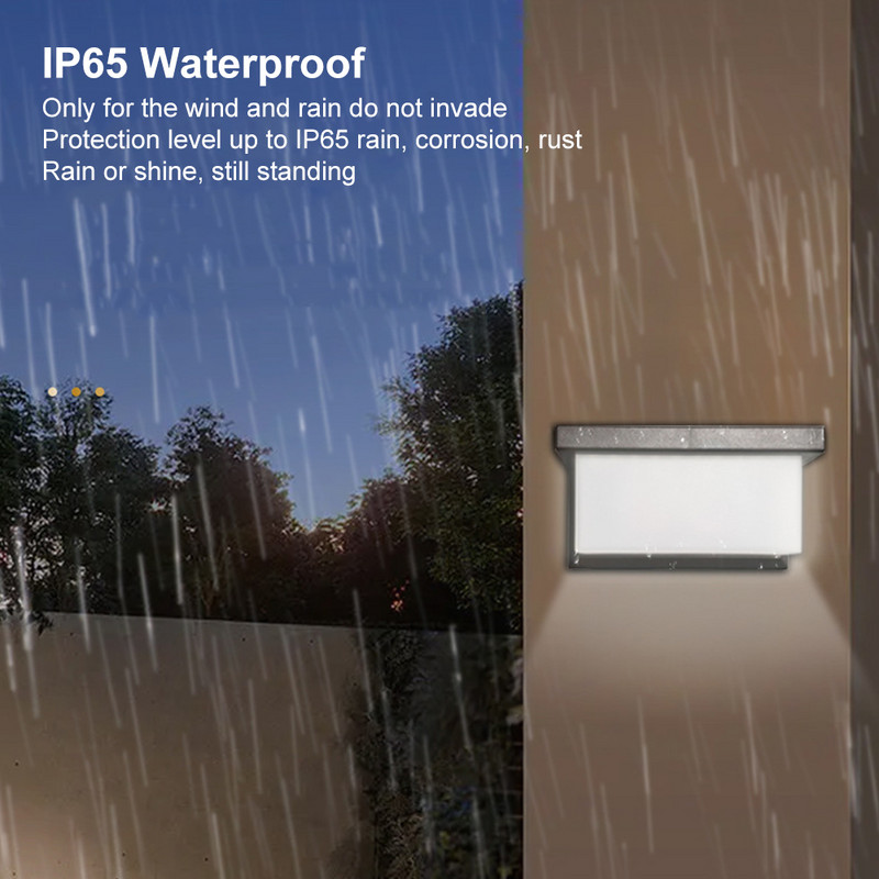 60LED napelemes LED fali lámpák kültéri 3 módú mozgásérzékelős vízálló otthoni kert ajtó tájház udvari dekorációs lámpa