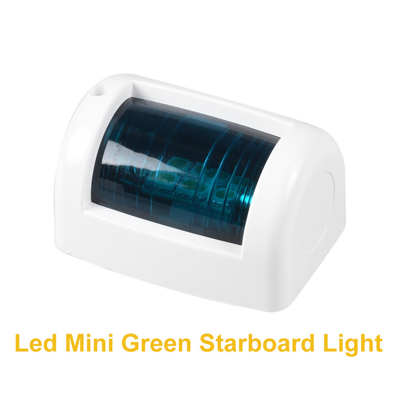 12V žalias raudonas laivagalio LED navigacijos žibintas jūrų valties žibintas burlaivis vandeniui atsparus navigacinis žibintas jachtos valties priedai