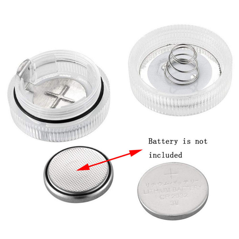 10 gab IP68 ūdensnecaurlaidīgs ar akumulatoru darbināms daudzkrāsu iegremdējams LED zemūdens apgaismojums zivju tvertņu peldbaseina kāzu ballītei