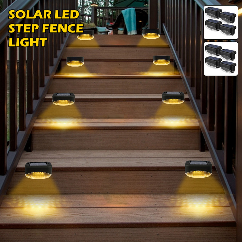 4 gab Saules LED gaisma āra dārza apgaismojumam IP65 āra dārza apgaismojuma saules bateriju lampa silta gaisma ar saules enerģiju darbināma dekoratīvā gaisma