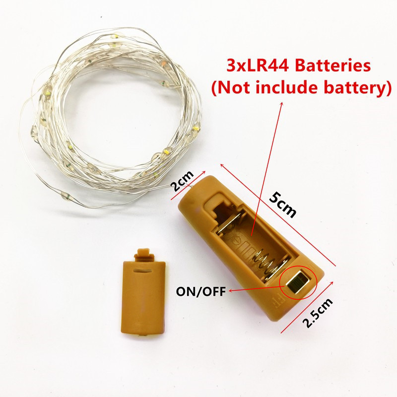 10gab 5gab vara stieples LED vīna pudeļu stīgas gaismas pasaku vītnes Ziemassvētku eglītes dekorēšana mājas āra kāzu dārza gaismas