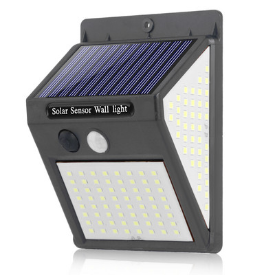 Saules paneļa sienas lampa dekoratīvā gaisma dārza nakts lampas dekoratīvā drošības sienas lampa āra apgaismojuma piederumiem