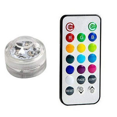 IP68 ūdensnecaurlaidīgs RGB iegremdējamais apgaismojums ar akumulatoru darbināms LED zemūdens gaismas vāzes bļoda āra dārza ballīšu dekorēšanai nakts lampa