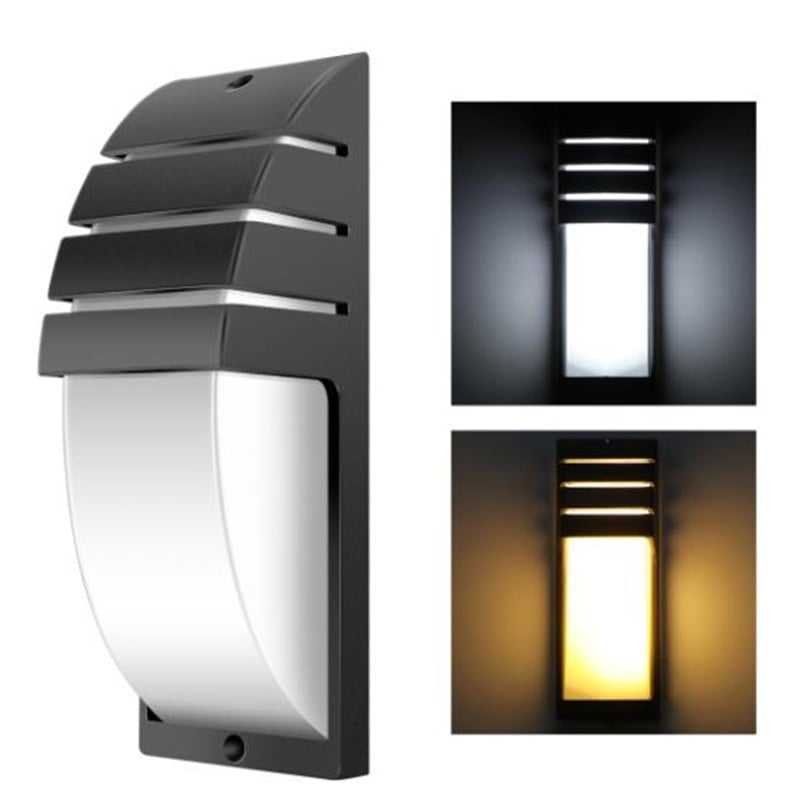 Kültéri vízálló LED fali lámpák AC90-260V Alumínium Udvari Kerti Veranda folyosói Retro fali lámpa