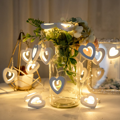 LED svetlá v tvare srdca na Nový rok, sviatky, svadby, domov, párty, izbu, girlandu, dekoráciu víly, spálňu, dekoráciu, šnúrkové svetlá v tvare srdca
