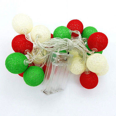 USB pamučna loptica LED svjetiljka Blagdanska svjetla Viseća ukrasna lampa Božićno vjenčanje Vrtna zabava Vanjska dekoracija Lanterna