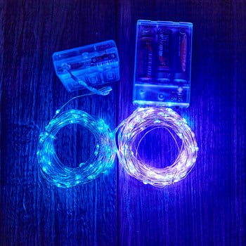 2M 3M 4M 5M 10M Led String Lights Αδιάβροχα Fairy Lights 3AA με μπαταρίες Χριστουγεννιάτικη διακόσμηση γάμου γιρλάντα